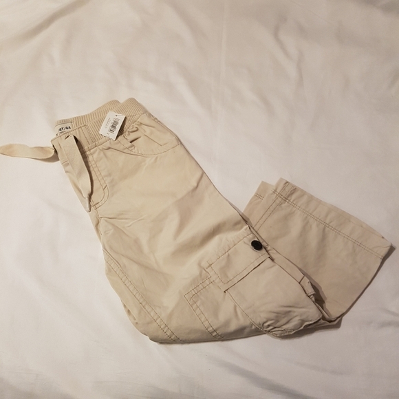 Old Navy boys size 4T beige pull on 4T pants NWT - Picture 1 of 4